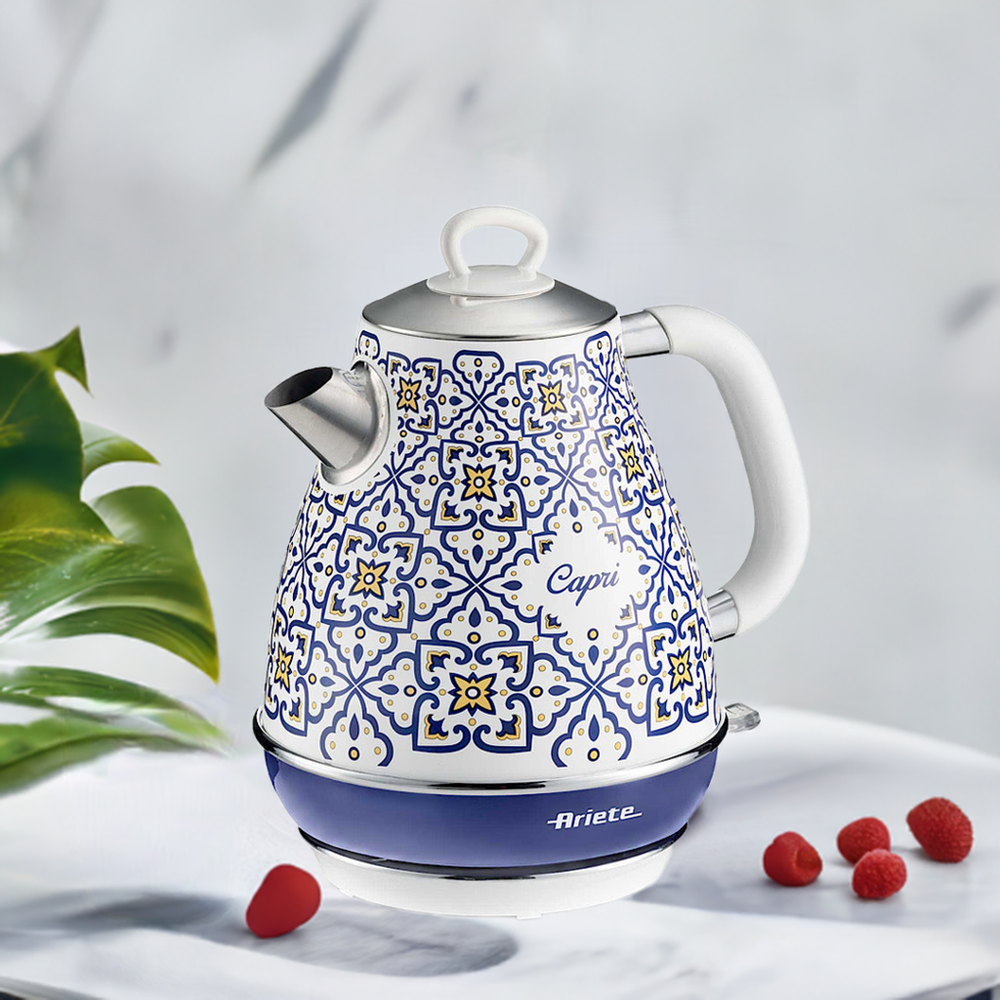 Ariete Capri Kettle 1.7L 2200W Retro Cordless Electric Water Boiler